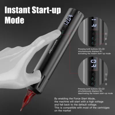 Aparat de tatuat wireless Mast ARENA WQP-041 - imagine 5