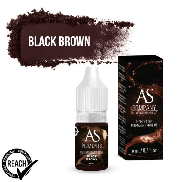 Pigment Pentru Sprâncene Negru-Brun 6 Ml 12Ml De