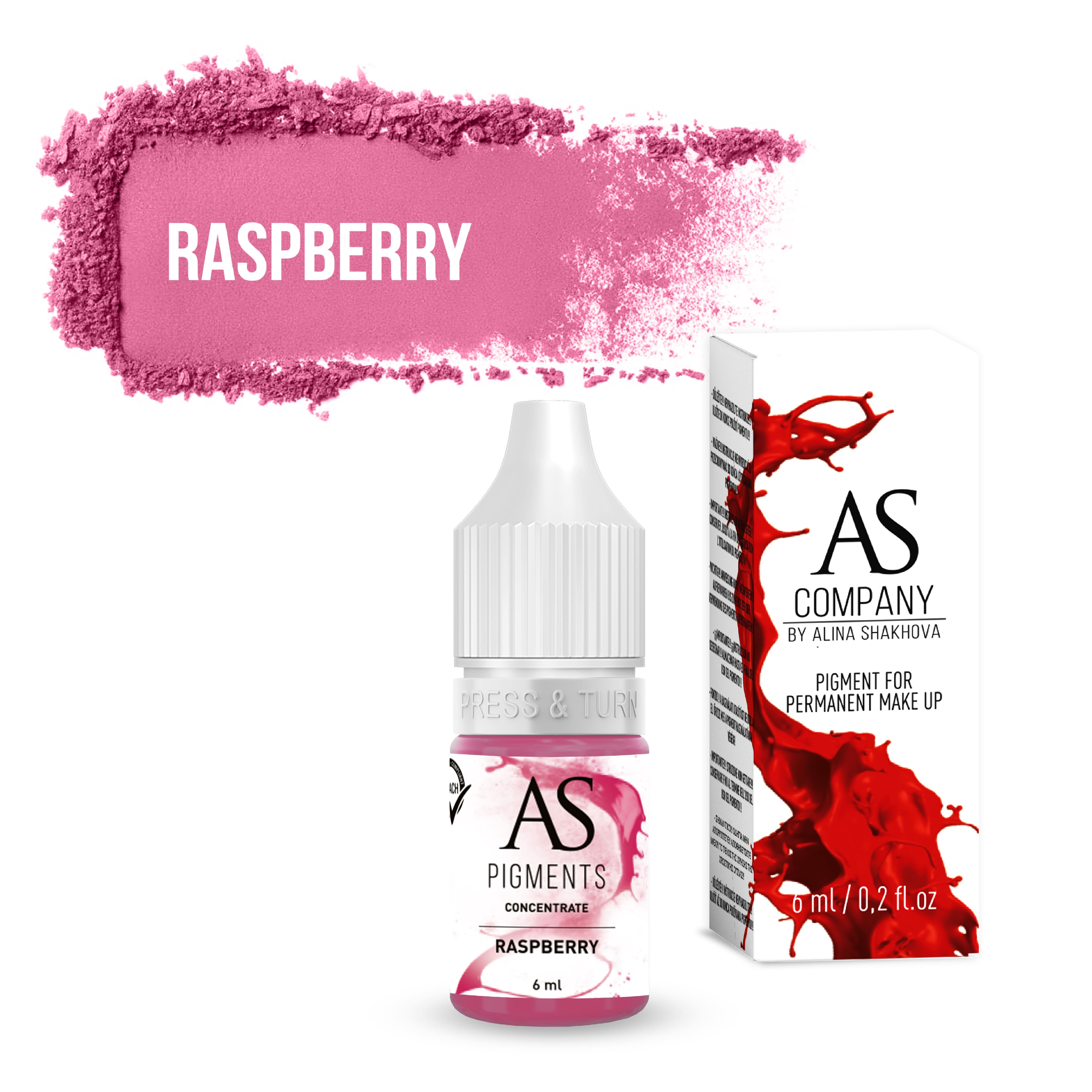 Pigment de buze Raspberry concentrat, 6 ml, 12ml