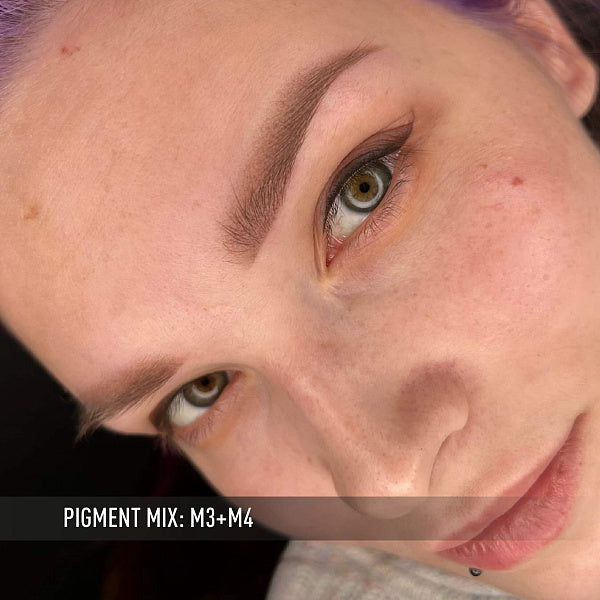 Pigment mineral pentru sprâncene M3 – BLONDE, 6ml, 15 ml (OPIUM LIGHT) AS-Company™ - imagine 4