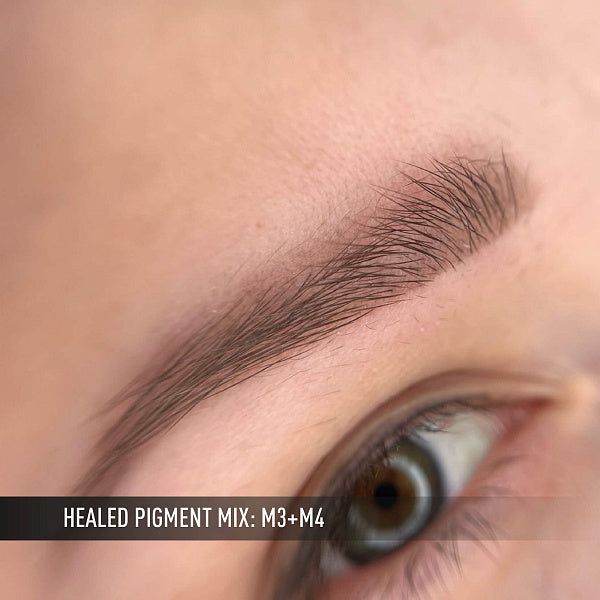 Pigment mineral pentru sprâncene M3 – BLONDE, 6ml, 15 ml (OPIUM LIGHT) AS-Company™ - imagine 3